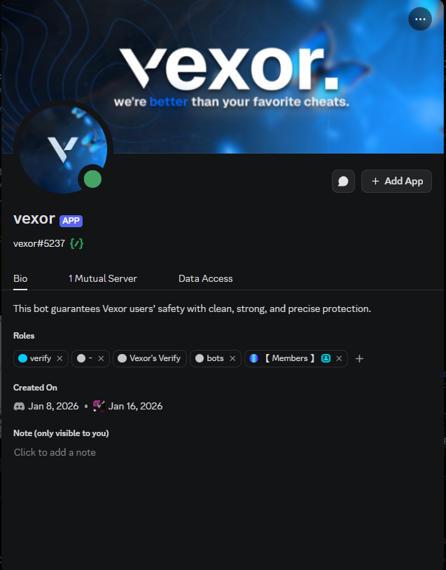 vexor bot